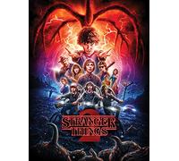 Pyramid International Stranger Things Canvas Print with Cast of Season 2 60cm x 80 cm - Official Merchandise