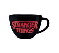 Pyramid International Stranger Things Cappuccino Mug with Upside Down Logo in Presentation Box - Official Merchandise, Red and Black