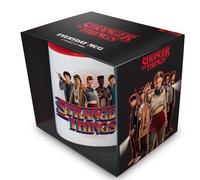 Pyramid International Stranger Things (Cast) Red Coloured Pod Mug, Official Licensed Netflix Drinkware, 11oz/315ml Ceramic Mug with Iconic Cast Artwork, One Size