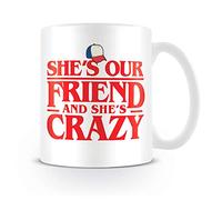 Stranger Things Netflix Shes Our Friend Quote Ceramic Coffee Mug