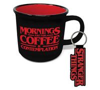 Pyramid International Stranger Things (Coffee and Contemplation) Campfire Mug and Keychain Set