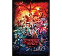 Pyramid International Stranger Things Maxi Poster (Seasons Montage Design) 61cm x 91.5cm - Official Merchandise, Living Room