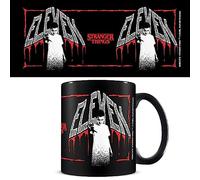 Pyramid International Stranger Things Mug (Eleven Horror Design) 500ml Ceramic Coffee Mug, Cups and Coffee Mugs for Women and Mugs for Men - Official Merchandise, Black