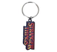 Pyramid International Stranger Things S5 Retro Logo Keyring Metal Keychain Fob