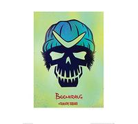 Pyramid International Suicide Squad (Boomerang Skull) -Art Print 60 x 80cm, Paper, Multicoloured, 60 x 80 x 1.3 cm