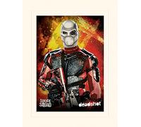 Pyramid International Suicide Squad (Deadshot) -Mounted Print Memorabilia 30 x 40cm, Paper, Multi-Colour, 30 x 40 x 1.3 cm