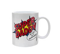 Pyramid International Super Daddy Mug (One Size) (White/Red/Yellow)