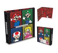 Pyramid International Super Mario A4 Ring Binder Folder (4 Colour Design) - Official Merchandise