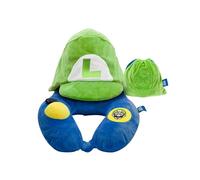 Pyramid International Super Mario (Luigi) Neck Pillow - Inflated Travel Cushion with Character Design - Official Merchandise Gaming Gift for Fans of Nintendo