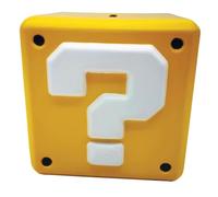 Pyramid International Super Mario Question Mark Block Money Box 12.3 cm Yellow Gaming Piggy Bank for Mario Fans, Children, Retro Gaming Enthusiasts, Ages 6 and Up, Unisex