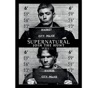 Pyramid International Supernatural (City Police) Collector Print - 30cm x 40cm Wall Art Poster - Officially Licensed TV Show Art - One Size