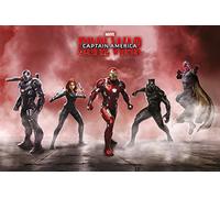 Pyramid International "Team Iron Man Captain America Civil War Maxi Poster, Multi-Colour, 61 x 91.5 x 1.3 cm