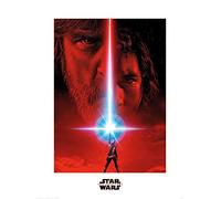 Pyramid International "Teaser Star Wars The Last Jedi Art Print, Multi-Colour, 60 x 80 x 1.3 cm