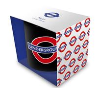 Pyramid International Tfl (Underground) Black Mug, Black Ceramic Mug 315ml / 11oz, Officially Licensed, Ideal for Home, Office or Gift Use