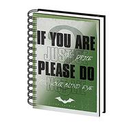 Pyramid International The Batman A5 Notebook with Lenticular Cover (Riddler Design) - Official Merchandise