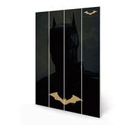 Pyramid International The Batman Wall Art Wood Print (Dark Design) 40cm x 59cm - Official Merchandise