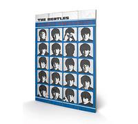Pyramid International the Beatles A Hard Day's Night Print 40 x 59cm, Wood, Multi-Colour, 40 x 59 x 1.3 cm