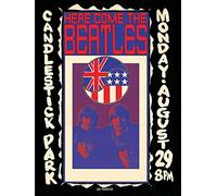 Pyramid International The Beatles (Candlestick Park) -Canvas Print 30 x 40cm, Wood, Multi-Colour, 30 x 40 x 1.3 cm