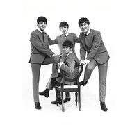 Pyramid International "The Beatles Chair Canvas Print, Multi-Colour, 30 x 40 x 1.3 cm