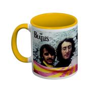 Pyramid International The Beatles (Pink and Yellow) Coloured Inner Mug - 10Oz / 315Ml Ceramic Mug - One Size