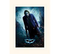 Pyramid International The Dark Knight (Joker Gun) -Mounted Print Memorabilia 30 x 40cm, Paper, Multicoloured, 30 x 40 x 1.3 cm