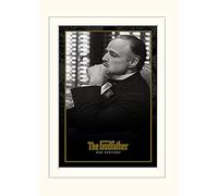 Pyramid International The Godfather-Don Corleone-Mounted Print Memorabilia 30 x 40cm, Paper, Multicoloured, 30 x 40 x 1.3 cm