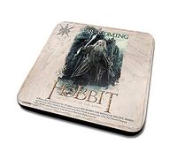 Pyramid International The Hobbit 5 Armies Gandalf Official Drinks Coaster Protective Melamine Cover with Cork Base, Wood, Multi-Colour, 10 x 10 x 1.3 cm