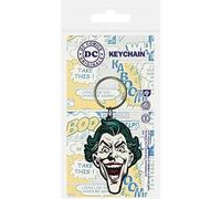Pyramid International The Joker-Head Rubber Keychain, Multicoloured, 4 x 6 x 1.3 cm