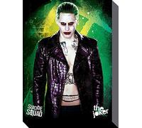 Pyramid International "The Joker Suicide Squad Canvas Print, Multi-Colour, 60 x 80 x 1.3 cm