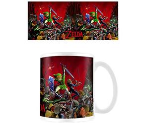 Pyramid International The Legend Of Zelda (Battle) Official Boxed Ceramic Coffee/Tea Mug, Paper, Multi-Colour, 11 x 11 x 1.3 cm, AFSCMG24473