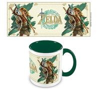 Pyramid International The Legend of Zelda Mug (Link Unleashed Design) 11oz Ceramic Coffee Mug, Cups and Coffee Mugs for Women and Mugs for Men - Official Merchandise