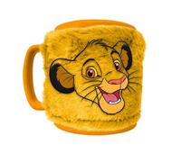 Pyramid International The Lion King (Simba Smiling Face) Fuzzy Mug, 15.5oz/440ML - Cozy and Charming Mug with Removable Sleeve for The Lion King Fans Featuring Simba, One Size