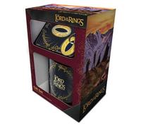 Pyramid International The Lord of The Rings Gift Set - Includes 11oz/312ml Mug, Coaster & Keychain - Fantastic Choice for Fantasy Fans - One Size