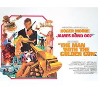 Pyramid International "The Man with the Golden Gun - Landscape James Bond Canvas Print, Multi-Colour, 60 x 80 x 1.3 cm
