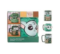 Pyramid International THE MANDALORIAN (GROGU) FUZZY MUG - Cute Grogu Design, Excellent for Coffee or Tea, Comfortable Grip, Great Gift for Mandalorian Fans, Durable and Microwave Safe