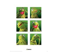 Pyramid International "The Muppets Kermit Boxes Paper Art Print, Multi-Colour, 30 x 40 x 1.3 cm
