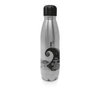Pyramid International The Nightmare Before Christmas Water Bottle (Silhouette Design) 540ml Metal Water Bottle, Kids Metal Water Bottle - Official Merchandise