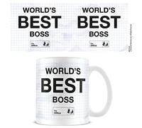 Pyramid International The Office Mug (World's Best Boss Mug Design) in Presentation Gift Box - Official Merchandise, Black