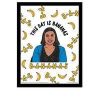 Pyramid International The Office Poster Framed Print Collector's Edition (This Day is Bananas Design) 30cm x 40cm - Official Merchandise