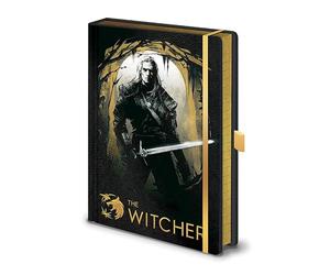 Pyramid International The Witcher Notebook Premium Wirebound A5 Faux Leather Journal with Lined Paper (Forest Hunt Design), 15x21cm - Official Merchandise