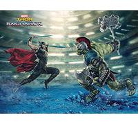 Pyramid International Thor Ragnarok (Fight) -Canvas Print 60 x 80cm, Wood, Multi-Colour, 60 x 80 x 1.3 cm