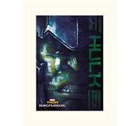 Pyramid International Thor Ragnarok Hulk Mounted Print Memorabilia, Multi-Colour, 30 x 40 x 1.3 cm