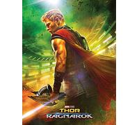 Pyramid International Thor Ragnarok (Teaser) -Canvas Print 60 x 80cm, Wood, Multi-Colour, 60 x 80 x 1.3 cm