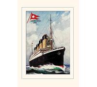 Pyramid International TITANIC 10" Mounted Print Memorabilia, Multi-Colour, 30 x 40 x 1.3 cm