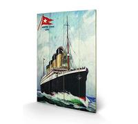 Pyramid International Titanic 10 Wood Print, Multi-Colour, 40 x 59 cm