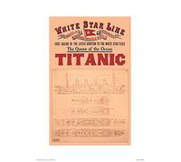 Pyramid International Titanic (12) -Mounted Print Memorabilia 30 x 40cm, Paper, Multicoloured, 30 x 40 x 1.3 cm