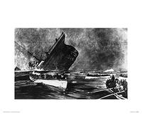 Pyramid International TITANIC 13" Mounted Print Memorabilia, Multi-Colour, 30 x 40 x 1.3 cm