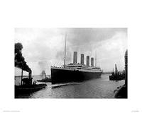 Pyramid International TITANIC 4" Mounted Print Memorabilia, Multi-Colour, 30 x 40 x 1.3 cm