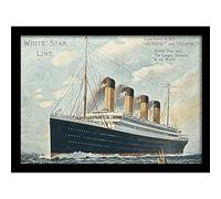 Pyramid International "Titanic (7)" Framed Print Memorabilia, Multi-Colour, 30 x 40 cm