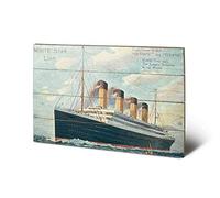 Pyramid International Titanic 7 Wood Print, Multi-Colour, 40 x 59 cm